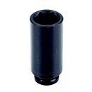 SONIC 3/8`` Schlagschraub-Nuss, 6-kant, lang, 19mm