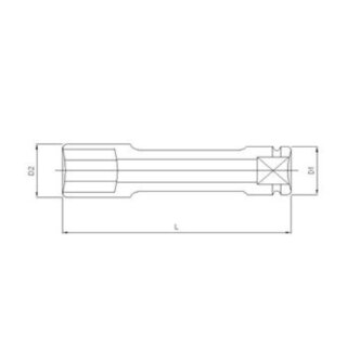 SONIC 1/2`` Schlagschraub-Felgennuss, 21mm
