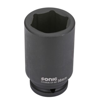 SONIC 3/4`` Schlagschraub-Nuss, 6-kant, lang, 34mm