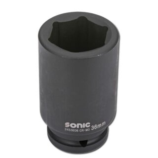 SONIC 3/4`` Schlagschraub-Nuss, 6-kant, lang, 40mm