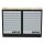 SONIC MSS 26`` 18 Schubladen mit Holz-Arbeitsplatte