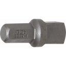 BGS technic Bit-Knarren-Adapter | Außensechskant 8 mm (5/16") - Außenvierkant 10 mm (3/8") | 30 mm