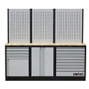 SONIC MSS 26``/34`` mit 13 Schubladen mit Holz-Arbeitsplatte