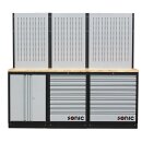 SONIC MSS 26``/34`` mit 18 Schubladen mit Holz-Arbeitsplatte