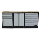 SONIC MSS 26``/34`` mit 13 Schubladen mit Holz-Arbeitsplatte