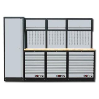 SONIC MSS 281, 27 Schubladen mit Holz-Arbeitsplatte