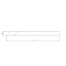 SONIC Keil, spitz zulaufend, 250x20mm