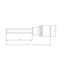 SONIC 1/2`` innen 6 Kant Biteinsatz, 140mm, 10mm