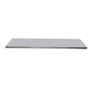 SONIC Edelstahl-Arbeitsplatte extra tief L2193 x B570 x H38