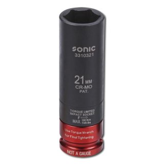 SONIC 1/2`` Drehmomentbegrenzte Schlagnuss 21mm