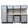SONIC MSS26``/34`` mit 20 Schubladen mit Holz-Arbeitsplatte
