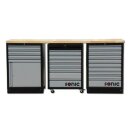SONIC MSS26``/34`` mit 20 Schubladen mit Holz-Arbeitsplatte
