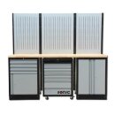 SONIC MSS26``/34`` mit 11 Schubladen mit Holz-Arbeitsplatte