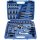 BGS technic Steckschlüssel-Satz Sechskant | Antrieb 6,3 mm (1/4") / 10 mm (3/8") | Zollgrößen | 92-tlg.