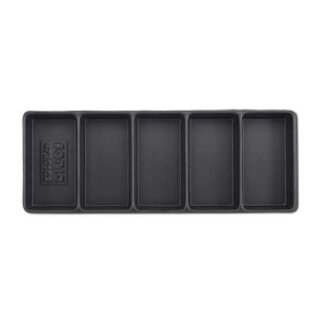 SONIC Leere Hartschale zur Aufbewahrung  5 Fächer (145x370x48mm)