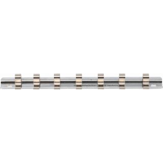 BGS technic Aufsteckschiene mit 7 Clips | 6,3 mm (1/4")