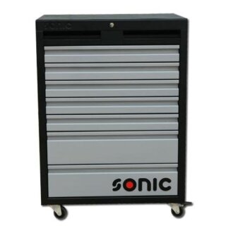 SONIC MSS 26`` Werkstattwagen 7 Schubladen, kleine Rollen