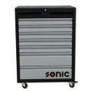 SONIC MSS 26`` Werkstattwagen 7 Schubladen, kleine Rollen