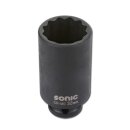 SONIC 1/2`` Schlagschraub-Nuss, 12-kant, lang, 35mm