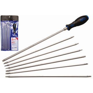 BGS technic Schraubendreher-Satz mit Wechselklingen | T-Profil (für Torx) / TS-Profil (für Torx Plus) | 8-tlg.