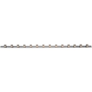 BGS technic Aufsteckschiene mit 15 Clips | 10 mm (3/8")