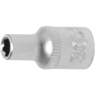 BGS technic Steckschlüssel-Einsatz Super Lock | Antrieb Innenvierkant 6,3 mm (1/4") | SW 4,5 mm