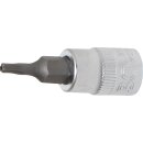 BGS technic Bit-Einsatz | Antrieb Innenvierkant 6,3 mm (1/4") | T-Profil (für Torx) mit Bohrung T10