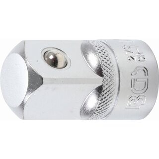 BGS technic Steckschlüssel-Adapter | Innenvierkant 12,5 mm (1/2") - Außenvierkant 20 mm (3/4")