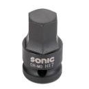 Sonic 1/2 innen 6 Kant Schlagbit, ein Stück, 19mm