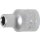 BGS technic Steckschlüssel-Einsatz Super Lock | Antrieb Innenvierkant 10 mm (3/8") | SW 6 mm
