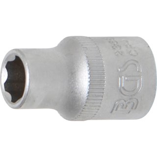 BGS technic Steckschlüssel-Einsatz Super Lock | Antrieb Innenvierkant 10 mm (3/8") | SW 8 mm