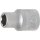 BGS technic Steckschlüssel-Einsatz Super Lock | Antrieb Innenvierkant 10 mm (3/8") | SW 8 mm