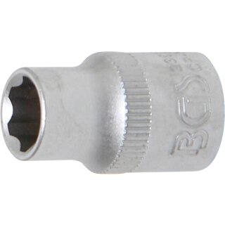 BGS technic Steckschlüssel-Einsatz Super Lock | Antrieb Innenvierkant 10 mm (3/8") | SW 9 mm
