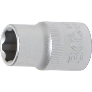 BGS technic Steckschlüssel-Einsatz Super Lock | Antrieb Innenvierkant 10 mm (3/8") | SW 10 mm