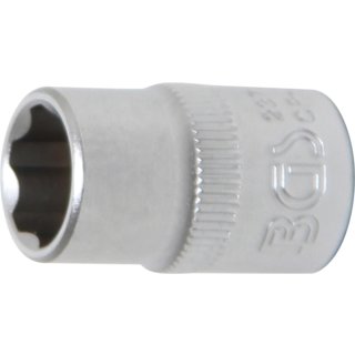 BGS technic Steckschlüssel-Einsatz Super Lock | Antrieb Innenvierkant 10 mm (3/8") | SW 11 mm