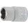 BGS technic Steckschlüssel-Einsatz Super Lock | Antrieb Innenvierkant 10 mm (3/8") | SW 11 mm