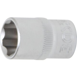 BGS technic Steckschlüssel-Einsatz Super Lock | Antrieb Innenvierkant 10 mm (3/8") | SW 13 mm
