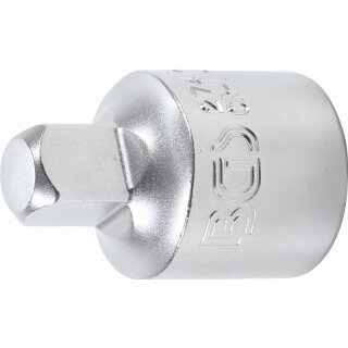 BGS technic Steckschlüssel-Adapter | Innenvierkant 20 mm (3/4") - Außenvierkant 12,5 mm (1/2")