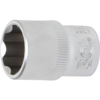 BGS technic Steckschlüssel-Einsatz Super Lock | Antrieb Innenvierkant 10 mm (3/8") | SW 14 mm