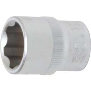 BGS technic Steckschlüssel-Einsatz Super Lock | Antrieb Innenvierkant 10 mm (3/8") | SW 15 mm