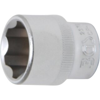 BGS technic Steckschlüssel-Einsatz Super Lock | Antrieb Innenvierkant 10 mm (3/8") | SW 18 mm