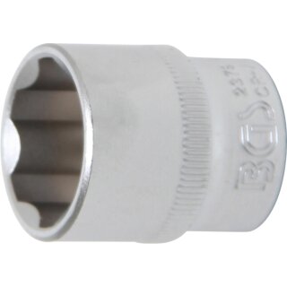 BGS technic Steckschlüssel-Einsatz Super Lock | Antrieb Innenvierkant 10 mm (3/8") | SW 19 mm