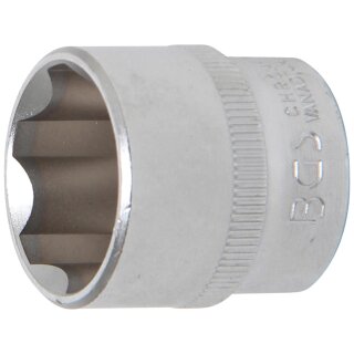 BGS technic Steckschlüssel-Einsatz Super Lock | Antrieb Innenvierkant 10 mm (3/8") | SW 22 mm
