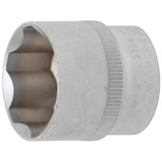 BGS technic Steckschlüssel-Einsatz Super Lock | Antrieb Innenvierkant 10 mm (3/8") | SW 24 mm