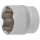 BGS technic Steckschlüssel-Einsatz Super Lock | Antrieb Innenvierkant 10 mm (3/8") | SW 24 mm