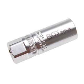 BGS technic Zündkerzen-Einsatz Sechskant | Antrieb Innenvierkant 12,5 mm (1/2") | SW 16 mm
