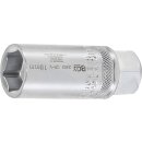 BGS technic Zündkerzen-Einsatz Sechskant | Antrieb Innenvierkant 12,5 mm (1/2") | SW 18 mm