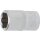 BGS technic Steckschlüssel-Einsatz Super Lock | Antrieb Innenvierkant 12,5 mm (1/2") | SW 15 mm