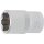 BGS technic Steckschlüssel-Einsatz Super Lock | Antrieb Innenvierkant 12,5 mm (1/2") | SW 17 mm