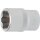 BGS technic Steckschlüssel-Einsatz Super Lock | Antrieb Innenvierkant 12,5 mm (1/2") | SW 18 mm